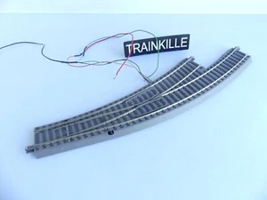 61154 ROCO GEOLINE HO WEICHE LINKS GEBOGEN R3 / R4 MIT MOTOR - Bild 1 von 2