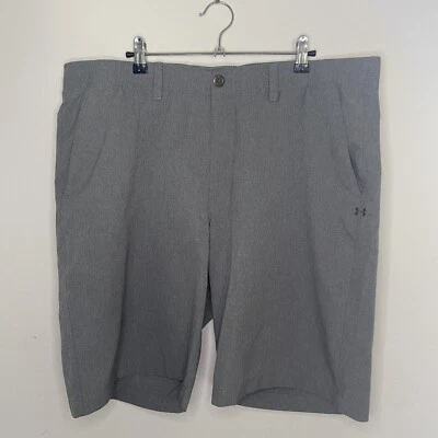Pantalones Cortos de Golf Under Armour Match Play Ventilados Para Hombre 40 Gris Heat Gear Performance * Foto 1 de 4