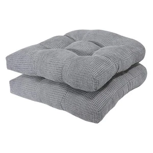 Arlee Non-Skid Memory Foam Chair Pads, 2 Count, Alloy Gray DAMAGED BOX - Picture 1 of 9