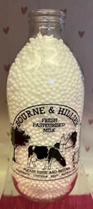 Bourne & Hillier Chatham Vintage Milk Bottle. 1 Pint. Advert. Retro. Advertising - Picture 1 of 8