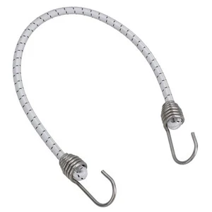 Cuerda Bungee de 30" con ganchos de acero inoxidable cables choque elástico barco marino - Imagen 1 de 6