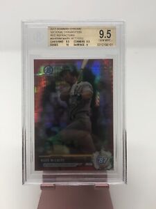 2017 BOWMAN CHROME NATIONAL CONVENTION RED REFRACTORS MARK MCGWIRE BGS 9.5 07/10