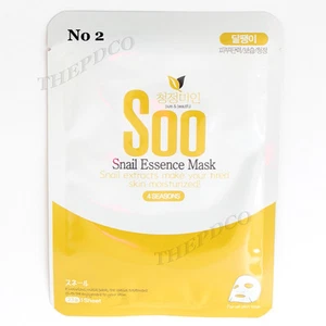 TPD Snail 8pcs Soo Natural Essence Korea Facial Mask Sheet Pack "No paraben" - Picture 1 of 5