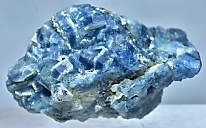 Ungewöhnliche tiefblaue Farbe Vorobyevit Beryll Rosterit Kristallcluster 44 Karat - Bild 1 von 10