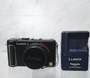 Cámara digital compacta negra Panasonic Lumix DMC-LX3 casi como nueva Japón N304 - Imagen 1 de 10
