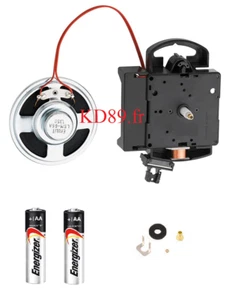 Getriebe Pendel Mit Pendel + Gong Von Mini Comtoise 16 MM Hermle 2214 - Picture 1 of 2
