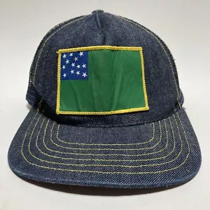 Vermont Republic Flagge Trucker Druckknopflasche Mütze Kappe blau gewidmet USA - Bild 1 von 12