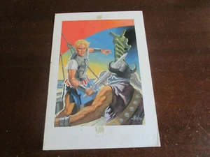 TAVOLA ORIGINALE COPERTINA 2 OLAC 1965 TEMPERA SU CARTONE UBERTI EMILIO !!! - Imagen 1 de 2