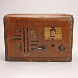 1940s Flash-A-Call Wooden Intercom System Working - Zdjęcie 1 z 10