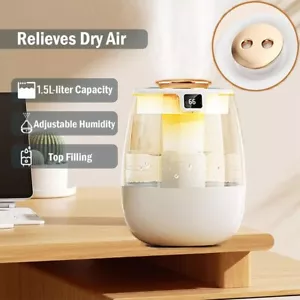 1.5L Essential Oil Aroma Diffuser Aromatherapy Ultrasonic Humidifier AirPurifier - Picture 1 of 12