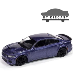 AUTOWORLD 2023 DODGE CHARGER SWINGER R/T SCAT PACK 1/64 PLUM CRAZY AWSP181 B - Bild 1 von 2