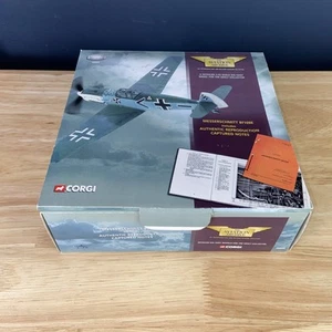 CORGI MESSERSCHMITT BF109E Diecast Plane 3.5” With Stand Box - Picture 1 of 10