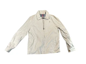 Tommy Hilfiger Chaqueta Ligera Cremallera Completa Frontal, Oyster, Para Hombre Talla Pequeña S - Imagen 1 de 7