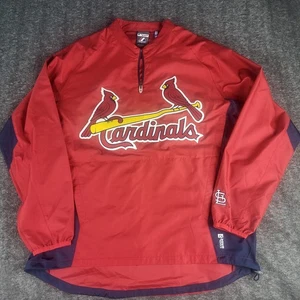 St. Louis Cardinals Jacke Herren Medium MLB Baseball Pullover Cool Base Majestic - Bild 1 von 13