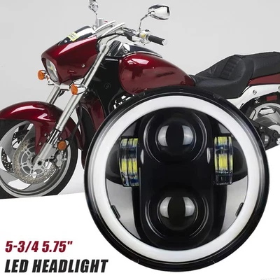 Faro LED 5-3/4 5,75" PULGADAS alto/bajo DRL para Suzuki Boulevard M90 C50 M50 VZ800 Foto 1 de 4