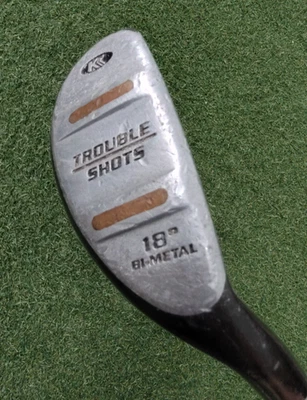 KNIGHT TROUBLE SHOTS 18 DEG HYBRID GOLF CLUB RH 42" MID FLEX GRAPHITE SHAFT - Image 1 of 4