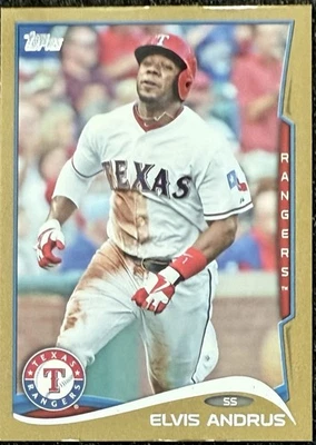 2014 Topps золото /2014 Элвис Андрус #324 - Изображение 1 из 2