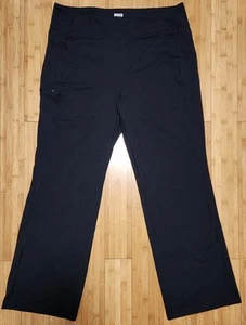 Duluth Trading Co Damen XL 33 NoGA Classic Relaxed Fit Hose gerade schwarze Beine - Bild 1 von 8