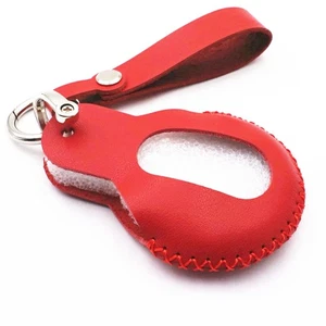 For MINI Cooper F55 F56 F57 Red Leather Smart 3 4 Buttons Key Chain Cover Fob - Picture 1 of 5