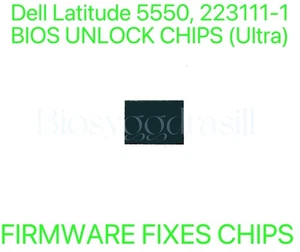 Dell Latitude 5550, ADMIN NO PASSWORD FIRMWARE FIXES BIOS CHIP 223111-1 - Picture 1 of 2