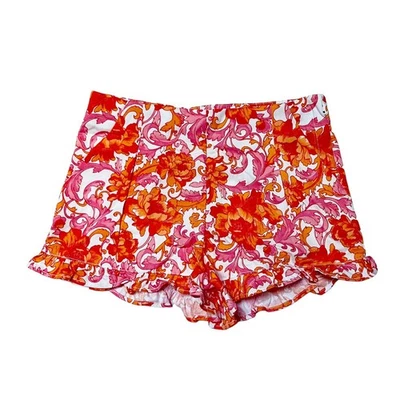 NWT Janie and Jack Floral Egg Ruffle Hem Shorts Size 6 - Image 1 of 4