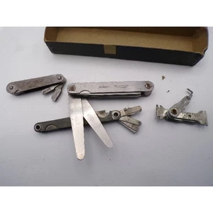 Vintage Zündkerzenspaltwerkzeug Set Made in USA L S Starrett Co Multi Gauge Lufkin - Bild 1 von 4