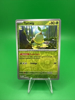 Turtwig 010/162 SV05: Temporal Forces Reverse Holo. Pokemon. B28 - Image 1 of 2