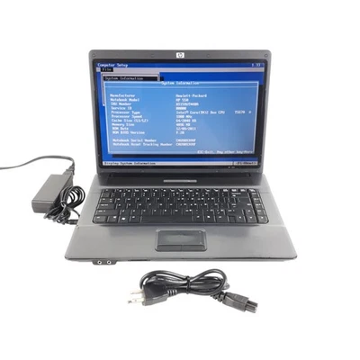 HP 550 HSTNN-I54C 15.4" Laptop Core 2 Duo T5670 4GB RAM Boots To Bios No HDD/OS - Image 1 of 4