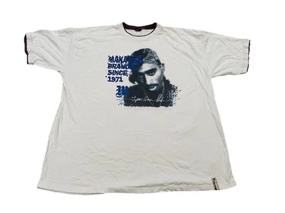 Makaveli 2pac T Shirt 2XL-3XL Y2K Vintage Tupac Vtg - Изображение 1 из 4