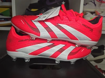 Adidas Predator Pro FG Soccer Cleats in Red/White/Black Size Men 9 (ID3856) - Image 1 of 4
