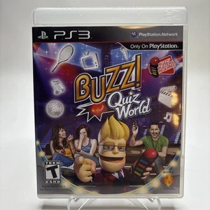 Buzz Quiz World (Sony PlayStation 3 PS3) solo gioco CIB completo testato funzionante - Foto 1 di 4
