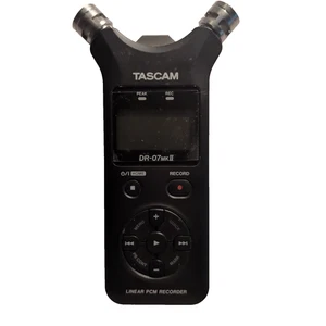 TASCAM DR-07MKII Portable Digital Recorder with Adjustable Microphones - Picture 1 of 13