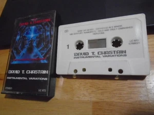 RARE OOP David T Chastain CASSETTE TAPE Instrumental Variations metal '87 Accept - Picture 1 of 2