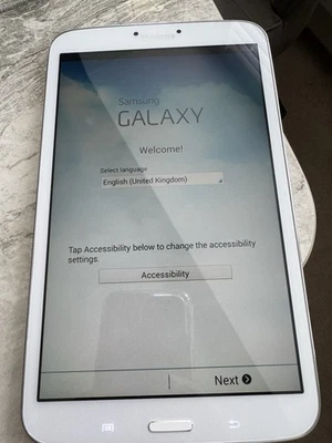 Samsung Galaxy Tab 3 8.0 SM-T310 White  Wi-Fi 16GB 5MP Android Tablet - Image 1 of 4