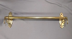 Brass Finish Towel Rail Bar Monza? Made in Italy Victorian made in Italy bath - Picture 1 of 24