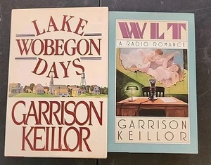 Lot Of 2 Garrison Keillor Hardcover Books Lake Wobegon Days & WLT - Imagen 1 de 2