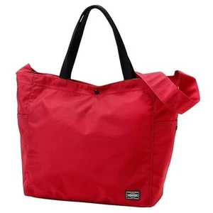 PORTER JOIN 2WAY Tote Bag 872-07646 Red - Picture 1 of 9
