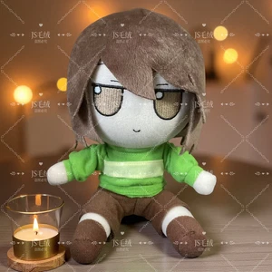 Game UNDERTALE Chara fumo 20CM Sitting Plush Doll Cushion manual Collection Toy - Picture 1 of 9