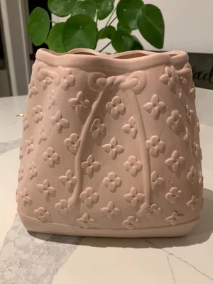 Rowen Homes Accessoires Alessia beige Designer inspiriert Handtasche Ornament Pflanzgefäß - Bild 1 von 4
