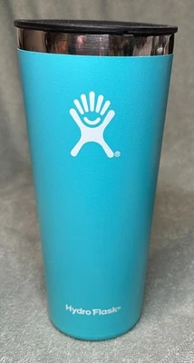 Vaso Hydroflask Hydro Flask 22oz color azulado usado falta pajita.  usado Foto 1 de 4