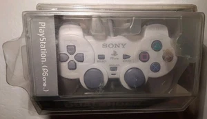 Sony PS ONE White Dual Shock Controller New In Original Packaging Package Worn - Picture 1 of 24