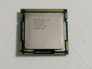 Lot of 2 Intel Core i3-530 2.93 GHz LGA 1156 Desktop CPU Processor SLBLR - Picture 1 of 2