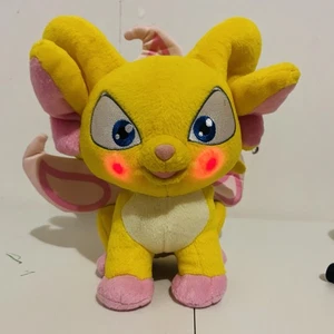 Peluche parlante Neopets-Faerie Acara 2004 alado amarillo/rosa funciona iluminado - Imagen 1 de 12