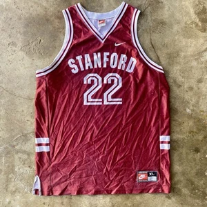 Vintage Nike Team Stanford Cardinal #22 Jersey Men's Size 48 XL NCAA Basketball - Picture 1 of 11