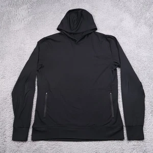 Vuori Hoodie Mens XL Black Pullover Ponto Lightweight Performance Stretch V222 - Picture 1 of 15