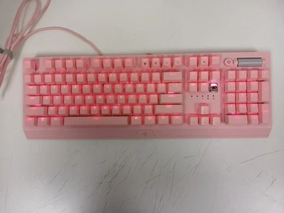 Razer Blackwidow V3 Quarts Pink Keyboard With Green Switch (RZ03-0354) - Image 1 of 4