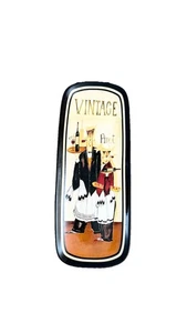 Vintage Style Certified International Serving Tray Fat Chef By Jennifer Garant - Picture 1 of 2