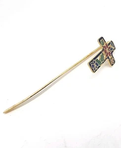 Vintage Enamel Cross Book Mark  - Bild 1 von 2