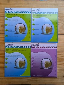 Math Mammoth Grade 4 Math FULL SET Curriculum - Picture 1 of 5
