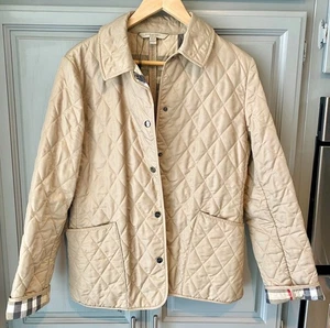 Chaqueta acolchada para mujer BURBERRY Brit Fernleigh diamante talla S - Imagen 1 de 7